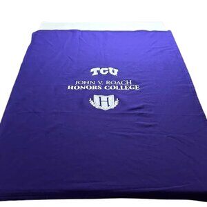 TCU Honors College Purple Blanket